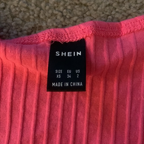 shein cropped pink top - Picture 2 of 3